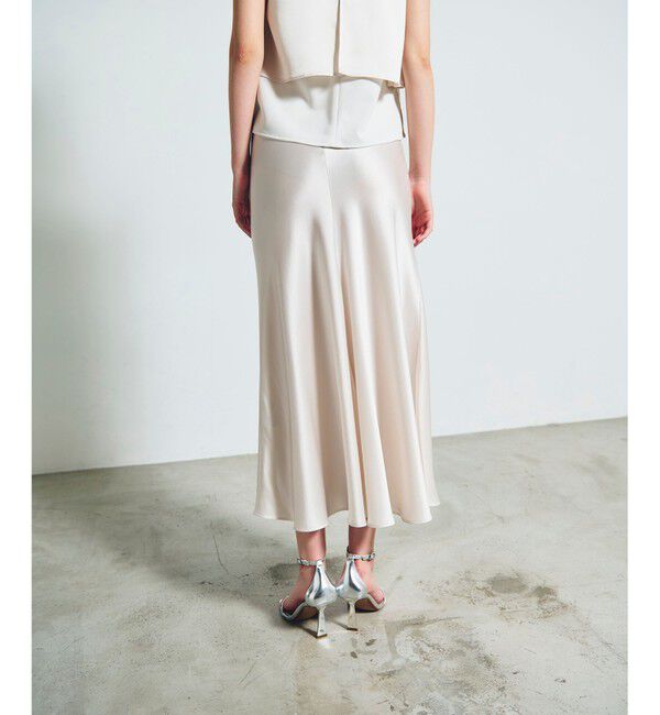 Grace Class「サテンバイアスロングスカート」|スカート|
