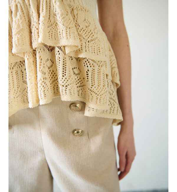 GRACE CONTINENTAL「ミックスフリルニットトップ」|その他|