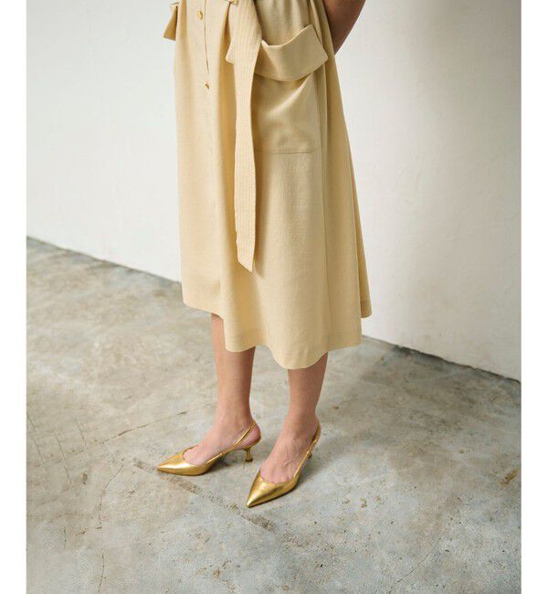 Grace Class「リネンタッチサファリドレス」|ワンピース|