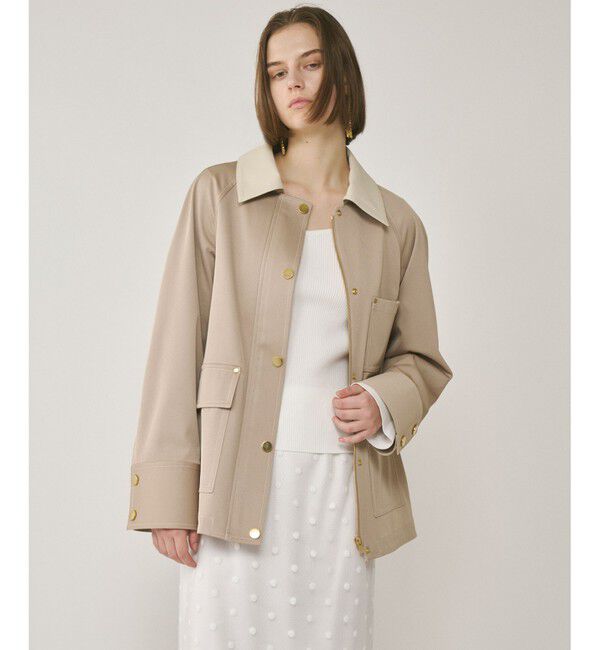  「カバーオールジャケット」|デニムジャケット|ベージュ