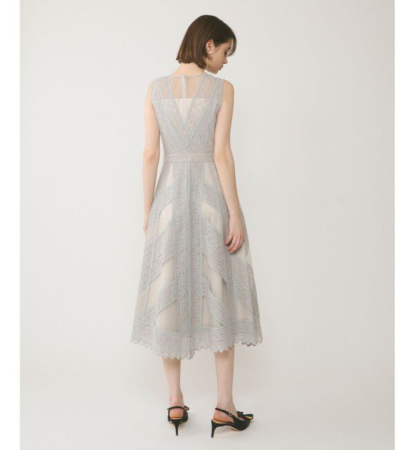  「レースパッチワークドレス」|ドレス|