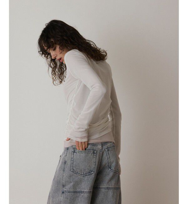  「レイヤードカットトップ」|Tシャツ・カットソー|