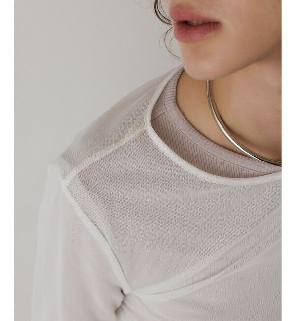  「レイヤードカットトップ」|Tシャツ・カットソー|