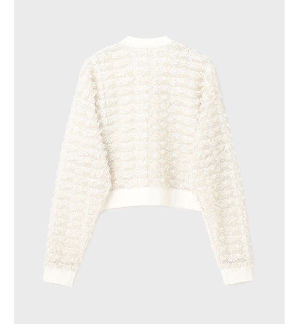  「フリンジニットzipカーディガン」|ニット・セーター|