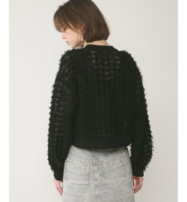  「フリンジニットzipカーディガン」|ニット・セーター|