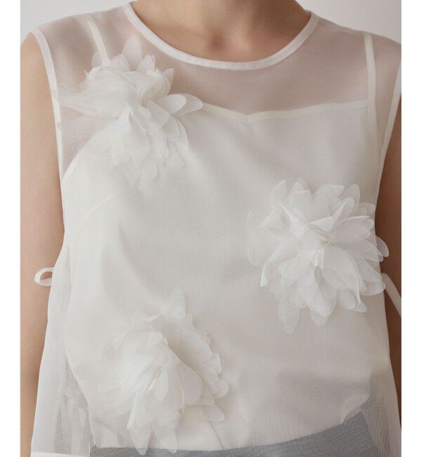 GRACE CONTINENTAL「メッシュフラワートップ」|その他|