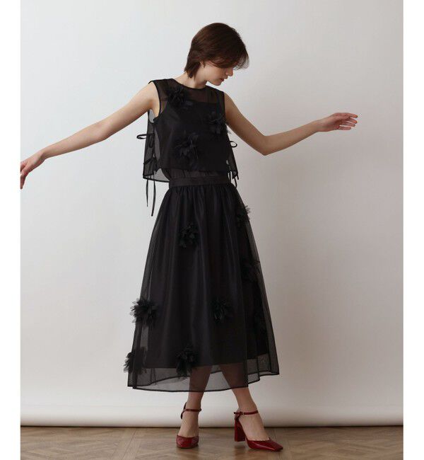 GRACE CONTINENTAL「メッシュフラワートップ」|その他|