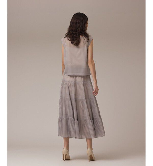 GRACE CONTINENTAL「オーガンドレープトップ」|シャツ・ブラウス|