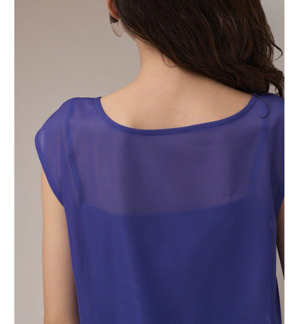 GRACE CONTINENTAL「オーガンドレープトップ」|シャツ・ブラウス|