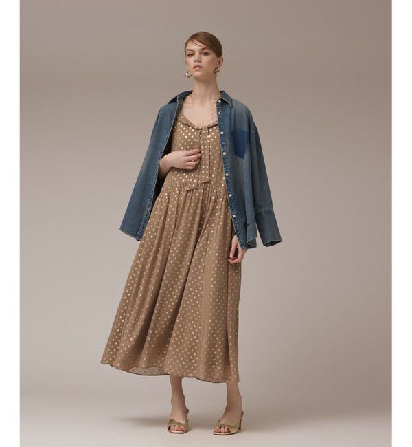 Diagram「フォイルドットキャミワンピース」|ワンピース|