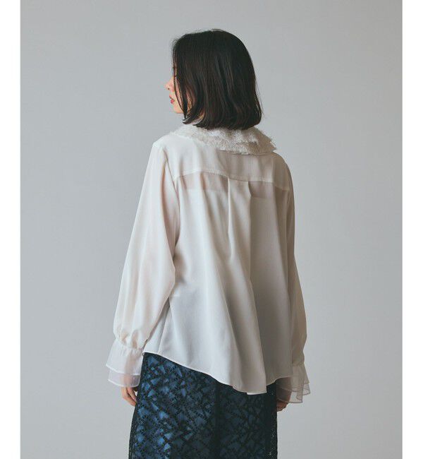 Grace Class「フェザーチュールカラーブラウス」|シャツ・ブラウス|
