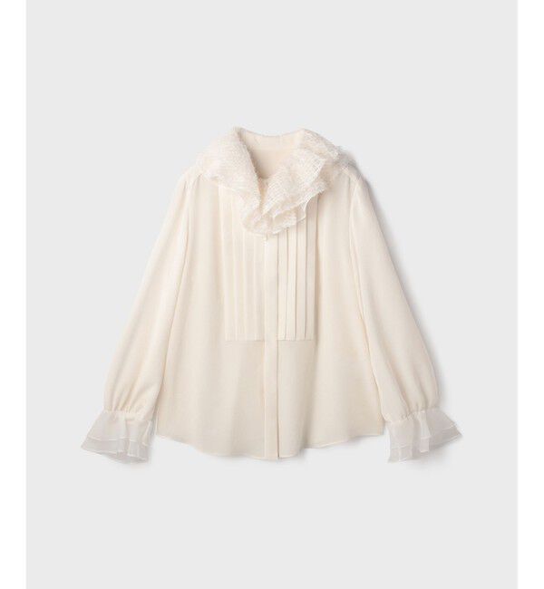 Grace Class「フェザーチュールカラーブラウス」|シャツ・ブラウス|