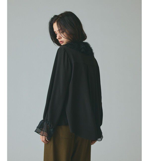 Grace Class「フェザーチュールカラーブラウス」|シャツ・ブラウス|