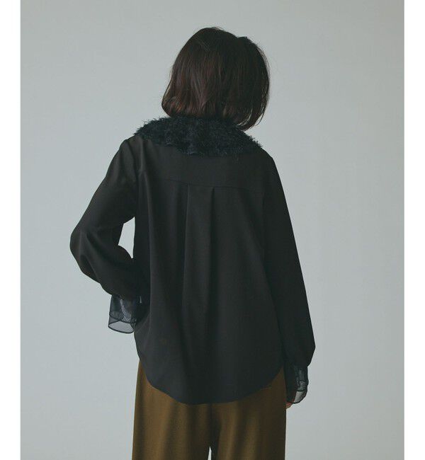 Grace Class「フェザーチュールカラーブラウス」|シャツ・ブラウス|