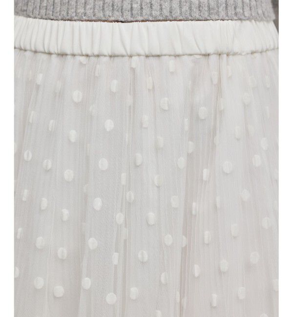 Diagram「フロッキードットプリーツスカート」|スカート|