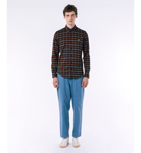 LACOSTE「チェックジャージシャツ」|シャツ・ブラウス|