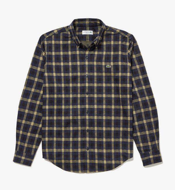 LACOSTE「チェックジャージシャツ」|シャツ・ブラウス|