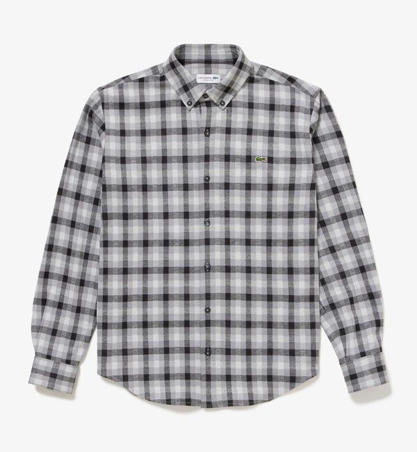 LACOSTE「チェックジャージシャツ」|シャツ・ブラウス|
