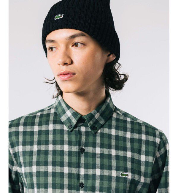 LACOSTE「チェックジャージシャツ」|シャツ・ブラウス|