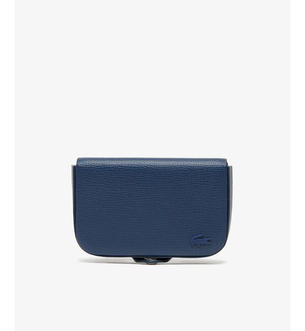 LACOSTE「立体成形カードケース」|名刺入れ・カードケース|ネイビー