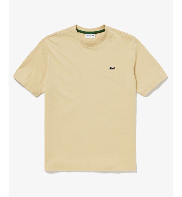 LACOSTE「ヘビーウェイト オーバーサイズバックプリントベーシック半袖Tシャツ」|Tシャツ・カットソー|