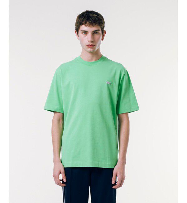 LACOSTE「ヘビーウェイト オーバーサイズバックプリントベーシック半袖Tシャツ」|Tシャツ・カットソー|