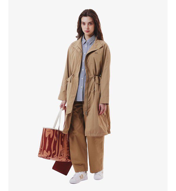 LACOSTE「撥水 ナイロンタフタ スタンドカラーユーティリティコート」|その他|