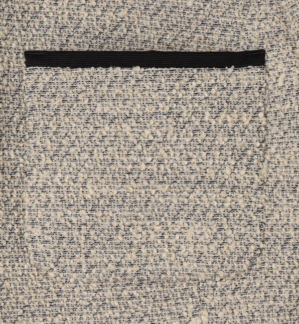 NOLLEY'S「《セットアップ対応》コンパクトインレイクルーネックジャケット」|ノーカラージャケット|