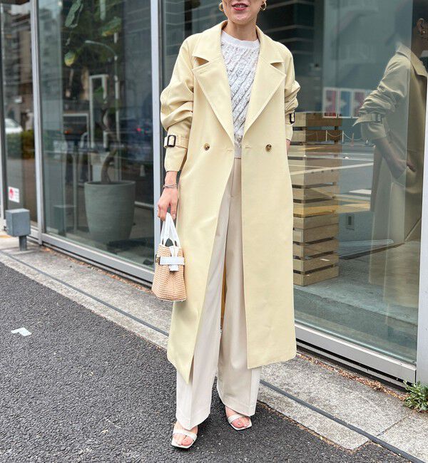 NOLLEY'S sophi「中空ツイルトレンチコート」|トレンチコート|