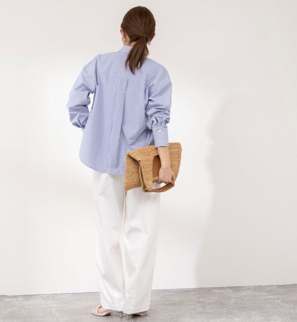 NOLLEY'S「ウォッシャブルチノ風ワイドパンツ」|その他|