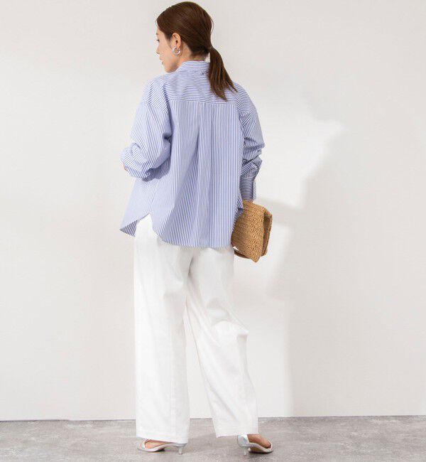 NOLLEY'S「ウォッシャブルチノ風ワイドパンツ」|その他|