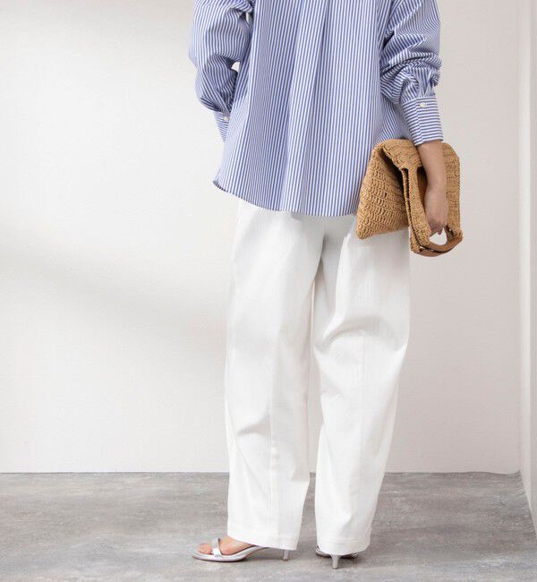 NOLLEY'S「ウォッシャブルチノ風ワイドパンツ」|その他|