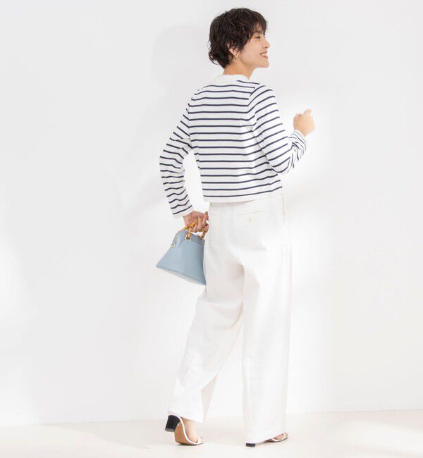 NOLLEY'S「ウォッシャブルチノ風ワイドパンツ」|その他|