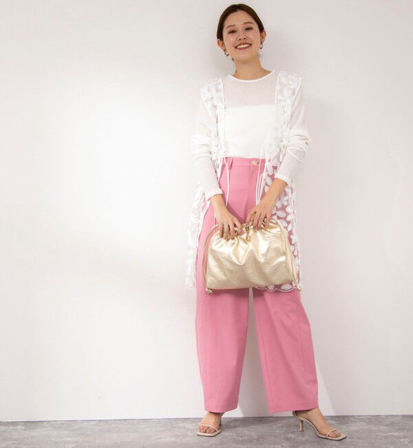 NOLLEY'S「ウォッシャブルチノ風ワイドパンツ」|その他|