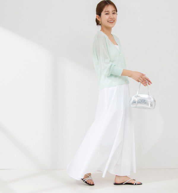 NOLLEY'S sophi「ウォッシャブルタイプライターフレアロングスカート」|スカート|