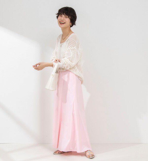 NOLLEY'S sophi「ウォッシャブルタイプライターフレアロングスカート」|スカート|