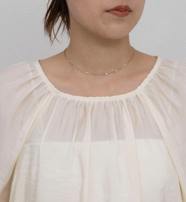 NOLLEY'S sophi「シアー割繊2WAYギャザーブラウス」|シャツ・ブラウス|