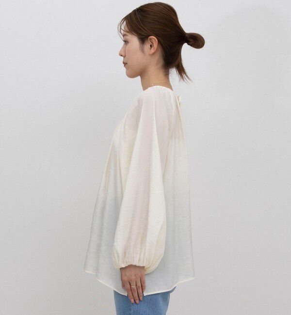 NOLLEY'S sophi「シアー割繊2WAYギャザーブラウス」|シャツ・ブラウス|