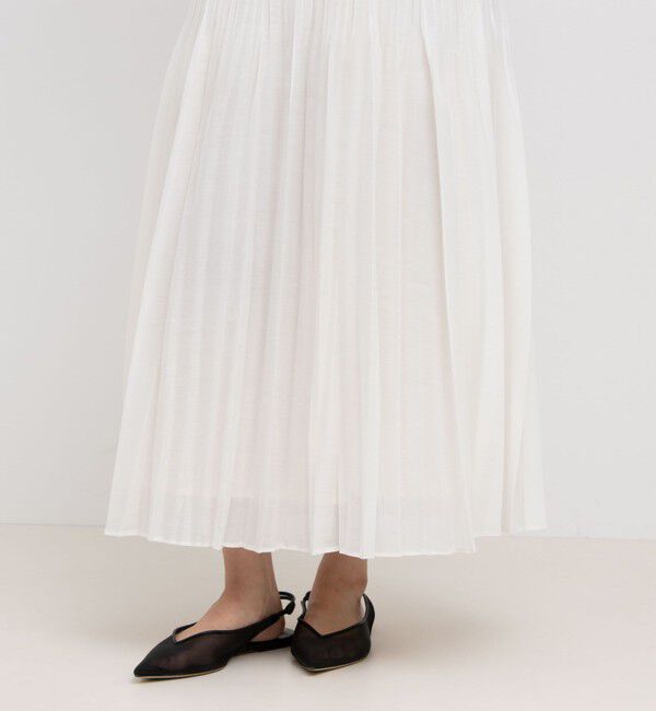 NOLLEY'S「オーガンジープリーツスカート」|スカート|