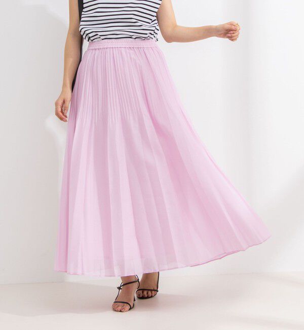 NOLLEY'S「オーガンジープリーツスカート」|スカート|