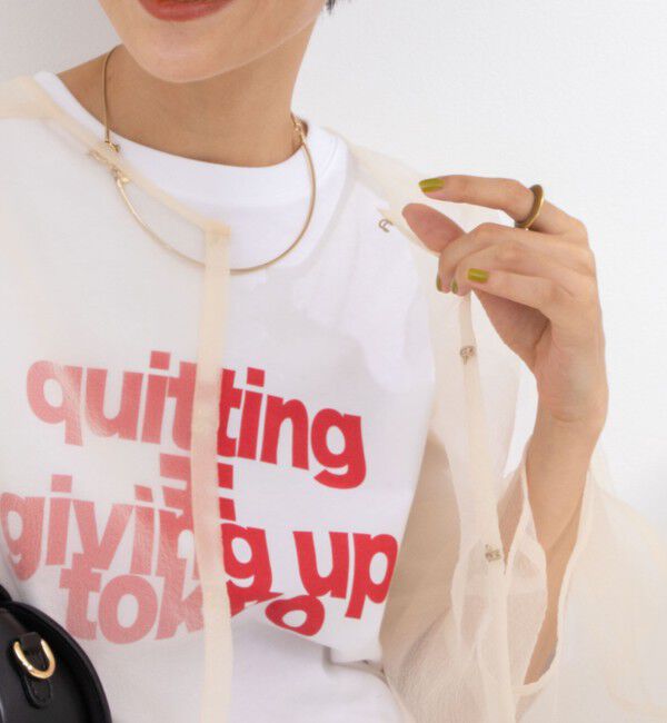 Rie Miller「ランタンスリーブシアー2WAYブラウス」|シャツ・ブラウス|