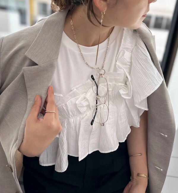 NOLLEY'S「【grace grace/グラスグラス】グラス＆ネックレスチェーン」|ネックレス|ゴールド