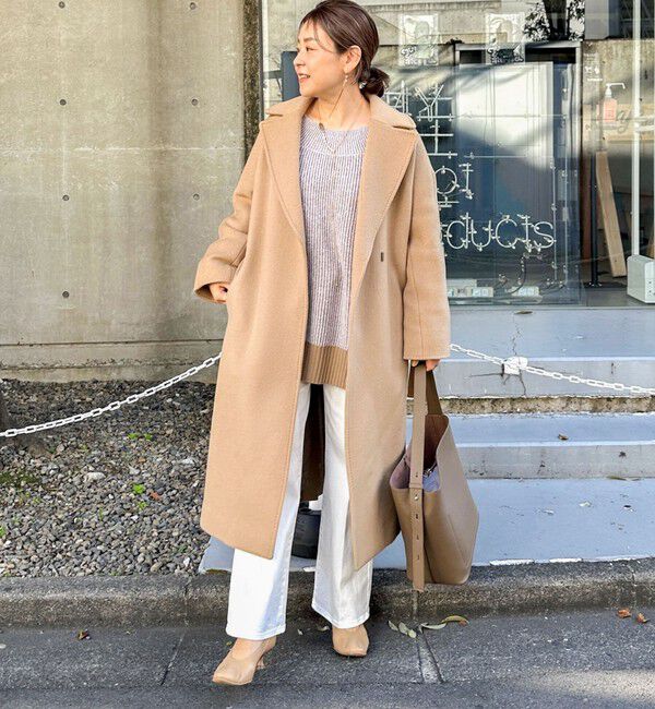 Rie Miller「ロールアップスリーブ両畦プルオーバー」|ニット・セーター|