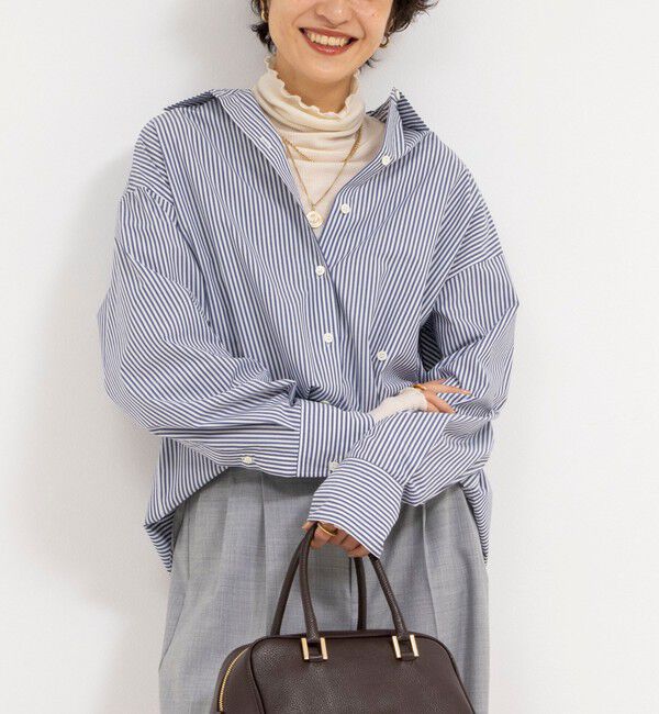 NOLLEY'S「MY STANDARD シャツ」|シャツ・ブラウス|ブルー系その他7