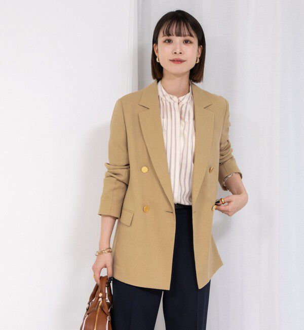 NOLLEY'S「《セットアップ対応》ウォッシャブル高機能麻調愛されワイドパンツ」|その他|