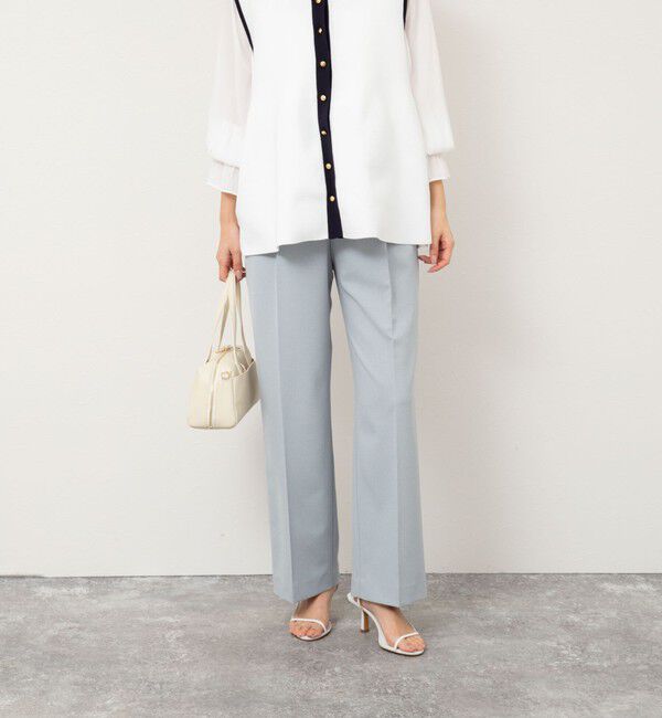 NOLLEY'S「《セットアップ対応》ウォッシャブル高機能麻調愛されワイドパンツ」|その他|