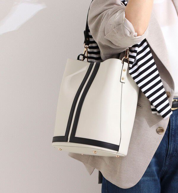 NOLLEY'S「【GIANNI NOTARO/ジャンニノターロ】ワンハンドルパネルバッグ」|ショルダー・メッセンジャー|