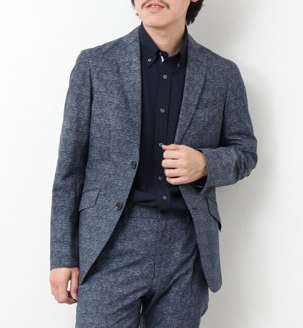 NOLLEY'S goodman「《ビジカジ/セットアップ対応》COOL DOTS/クールドッツ JK 25SS」|テーラードジャケット|インディゴブルー