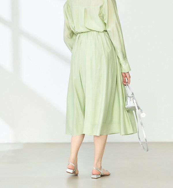 NOLLEY'S sophi「《セットアップ対応》ウォッシャブルシアーローンインゴムギャザースカート」|スカート|