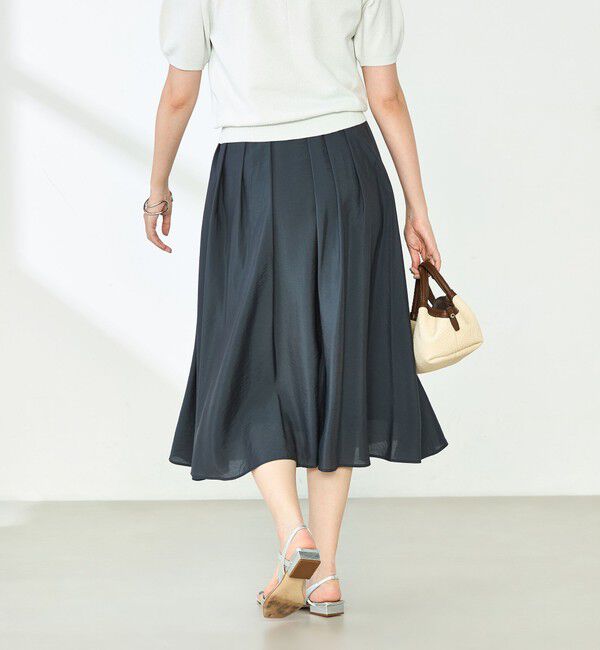 NOLLEY'S sophi「《セットアップ対応》ウォッシャブルシアーローンインゴムギャザースカート」|スカート|